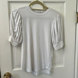 Frame Relaxed Puff Sleeve Shirt